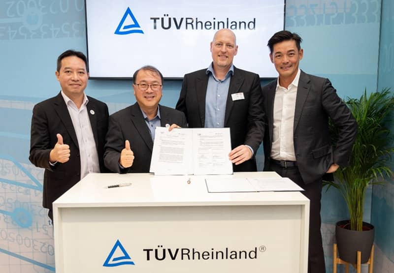 Memorandum of Understanding (MOU) with TÜV Rheinland