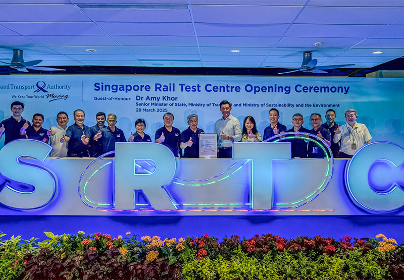 Singapore Rail Test Centre (SRTC) Opening